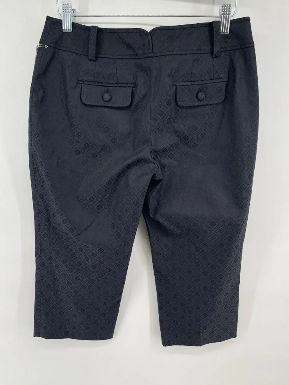 NWT Ann Taylor LOFT Margo Fit Black Geo Print Event Riviera Pants‎ Women 4P